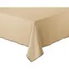 Image de Maison Vivaraise Nappe recyclée Grace Camel 140 x 140 cm