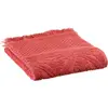 Image de Maison Vivaraise Serviette de toilette uni Zoé Brique 50 x 100 50 x 100 cm
