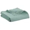 Image de Maison Vivaraise Plaid Zeff Nomade Vert de gris 130 x 180 130 x 180 cm