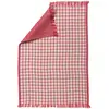 Image de Maison Vivaraise Torchon recyclé Aden Blanc/rouge 50 x 70 50 x 70 cm