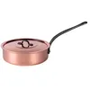 Image de Baumalu 203012 Sauteuse + Couvercle en Cuivre Diamètre : 24 cm, Orange en occasion ou reconditionné