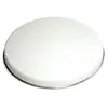 Image de Cache plaque émail 16 cm coloris blanc - - Blanc - Acier émaillé