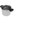 Image de Traiteur inox + couvercle verre Saphir bakélite - 24 cm