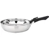 Image de Lot de 2 poêles inox 24 et 28 cm + poignée 341960