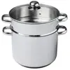 Image de Couscoussier Cylindrique 16 L Inox Diamètre 30cm*