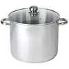 Image de Traiteur 26 cm inox avec couvercle en verre - - Argent - Inox