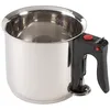 Image de BAUMALU - Saucière Bain-Marie - Acier Inoxydable 18/10 Haut de Gamme - Tous Feux dont Induction - Triple Fond Diffuseur - Graduation Interne - Ø16cm, 1,5L, Argente, Argenté en occasion ou reconditionné