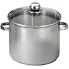 Image de BAUMALU Traiteur inox + couvercle verre 32 cm en occasion ou reconditionné