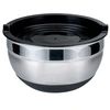 Image de Bol pâtissier inox avec couvercle 22 cm - - Argent - Inox