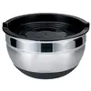 Image de Bol pâtissier inox avec couvercle 26 cm - - Argent / Métallique - Acier Inoxydable (inox)