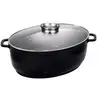 Image de Cocotte ovale en fonte d'aluminium 43cm noir 382931