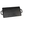 Image de Plancha fonte 38 x 23 cm - réversible - - Noir - Fonte