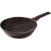 Image de Poêle wok granit Pro céramique 30 cm - - Noir - Fonte Aluminium