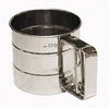 Image de Tamis à farine 10,5 x 9,5 cm acier inoxydable - - Argent / Métallique - Acier Inoxydable (inox)