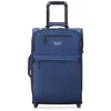 Image de Delsey - Maubert 2.0 Déperlant Cabine Extensible - Valise à roulettes Bleu - S - 55 cm