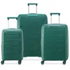 Image de Delsey - Dune Securitech - Set 3 Valises - Valise à roulettes Vert - S / M / L