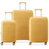 Image de Delsey - Dune Securitech - Set 3 Valises - Valise à roulettes Jaune - S / M / L