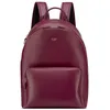 Image de Delsey - Cuir Grainé Backpack - Sac à dos urbain Burgundy - 24 L