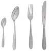 Image de Menagere 24 pieces FLOWER 6 couteaux, 6 fourchettes, 6 cuilleres de table et 6 cuilleres a cafe Tout inox En boîte cadeau