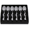 Image de LOT DE 6 CUILLERES MOKA FUTURA EN COFFRET NOIR