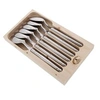 Image de Coffret 6 cuillères de table Laguiole en inox - Jean Dubost - Argent / Métallique - Acier Inoxydable (inox)