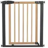 Image de Barrière de sécurité - Pression - 73-80 cm (Max. 94cm) - Sans vis ni perçage - Ouverture d'une main - Bois et graphite