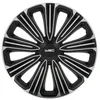 Image de WRC 007492 Lot de 4 Enjoliveurs 16 Pouces Bicolore Gris et Noir   ABS Résistant aux Chocs   Finition Sportive Noir Mat et Gris Silver   Fixation par Clipsage Facile et Entretien Simple en occasion ou reconditionné