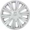 Image de Michelin 009109 Set de 4 Enjoliveurs pour Jantes 14" Pouces   NVS 42 Chrome   Effet Jante Aluminium   Résistants aux Chocs et aux Intempéries   Compatibles Voitures avec Jantes Acier ou Tôle en occasion ou reconditionné