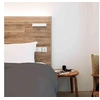 Image de Housse de couette 100% coton taupe 200x200 cm - Tradilinge