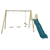 Image de Portique & balançoire - Aléo by Trigano - ROMY - 2 balançoires - face-a-face - toboggan