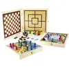Image de JEUJURA Coffret Bois 100 Jeux de societe traditionnels