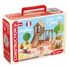 Image de Jeujura - L'aire de Jeux - 70 pièces - Jeux de Construction dans sa Valise en Carton - A partir de 5 Ans - Agilité - Créativité - Manipulation - Catalogue fourni - 8060 en occasion ou reconditionné