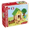 Image de La cabane du jardinier 60 pièces - Jeu de construction en bois naturel - Tapis et accessoires inclus - 22x18,5x8,5 cm