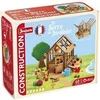 Image de La serre du jardinier 40 pièces - jeu de construction en bois naturel - Tapis et accessoires inclus - 22x18,5x8,5 cm