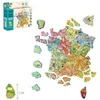 Image de Carte de la France en Magnets en bois
