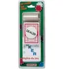 Image de Jeux de carte Poker avec 100 jetons Kim'Play Blanc 18x6,6x11 cm A0700201