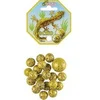 Image de Billes - Filet de 20 billes + 1 calot - Jaune - Gecko - Jeu - Enfant