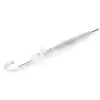 Image de Isotoner - Parapluie cloche transparent PVC/blanc