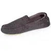 Image de Isotoner - Chaussons mocassins Homme semelle souple Gris