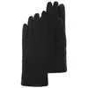 Image de Isotoner - Gants Femme tissu tactiles Noir