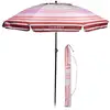 Image de Isotoner - Parasol de plage Rayures saumon