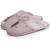 Image de Isotoner - Chaussons mules Femme plates Rose chiné