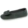 Image de Isotoner - Chaussons ballerines Femme Sauge