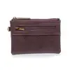 Image de Isotoner - Porte-monnaie zippé Homme Marron