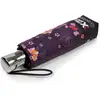 Image de Isotoner - Parapluie X-TRA SOLIDE 28 cm Fleurs Aubergine
