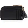 Image de Isotoner - Porte-Cartes Femme zippé Noir