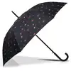 Image de Isotoner - Parapluie Canne Auto Coeur Rouge