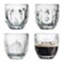 Image de Boîte de 4 tasses à expresso Troquet - La Rochere - Transparent - Verre