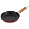 Image de Poêle fonte émaillée 28cm rouge 313003
