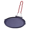 Image de Grill rond en fonte 23cm - - Noir - Fonte émaillée